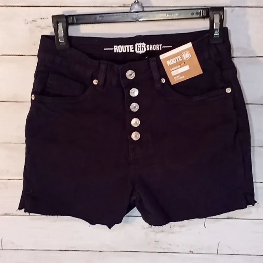 Womens Mid-Rise Summer Denim Shorts